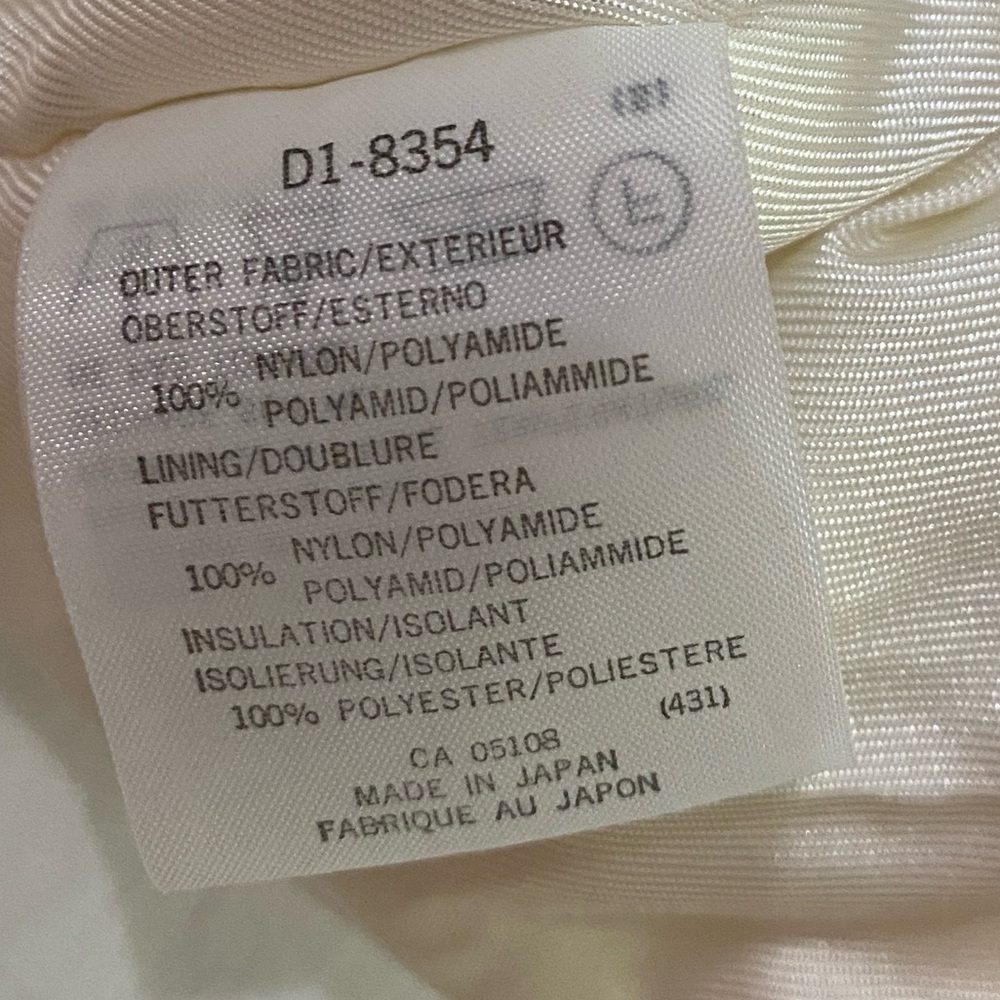 VTG 1980s DESCENTE Made in Japan Cream Purple Chartreuse Ski Snowboard Parka M - Picture 4 of 12